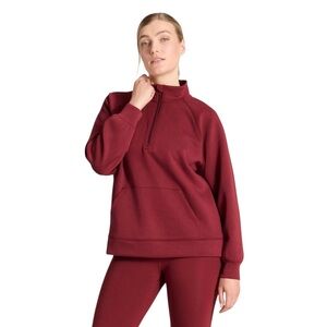 All In Motion Airy Sleek 1/2 Zip Pullover Sweatshirt Large